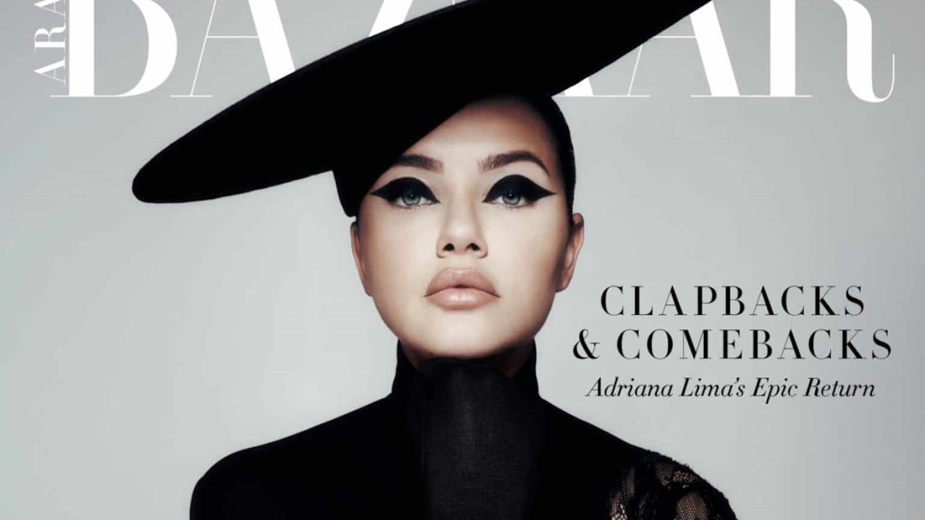 Harper's Bazaar Arabia December 2023 : Adriana Lima by Mattia Guolo