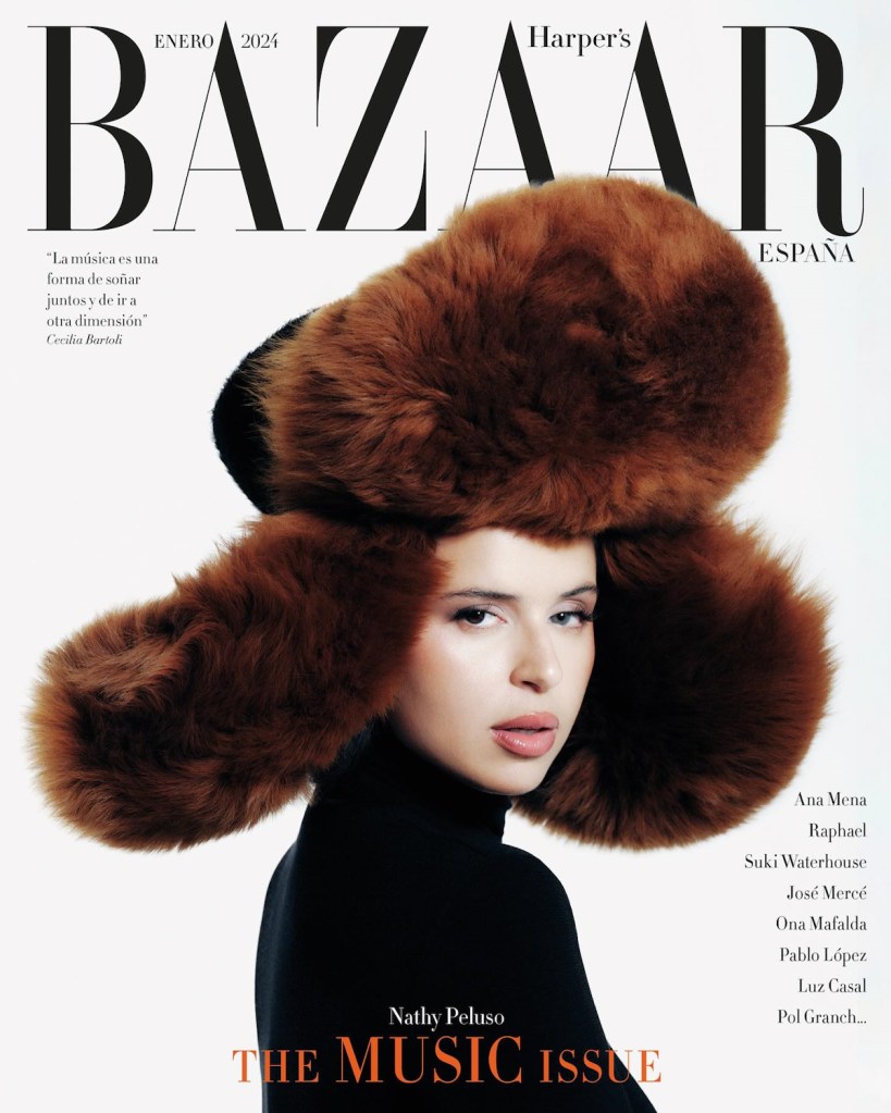 Harper’s Bazaar España January 2024 : Nathy Peluso by Javier Biosca