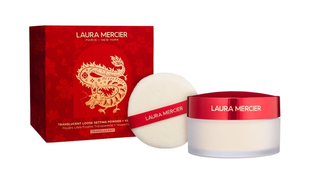 Lunar New Year Translucent Loose Setting Powder & Velour Puff Set Limited Edition | LAURAMERCIER.COM