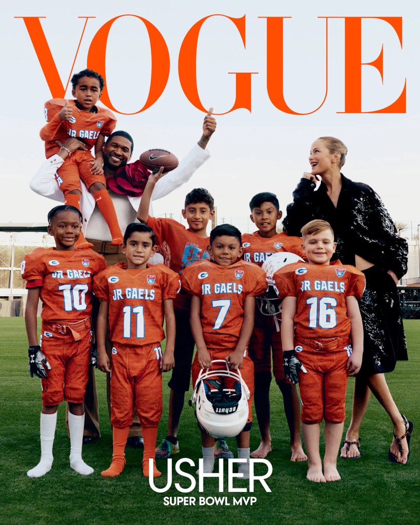 US Vogue 'Digital Edition' Winter 2024 : Usher & Carolyn Murphy by Campbell Addy 