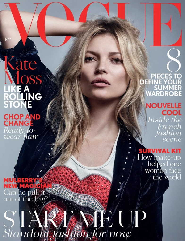 15 Times Kate Moss Rocked the Cover of British Vogue