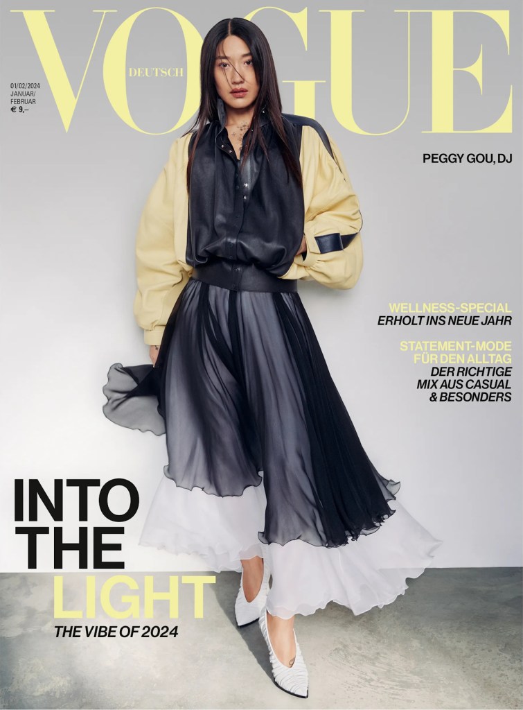 Vogue Germany January/February 2024 : Peggy Gou by Misha Taylor