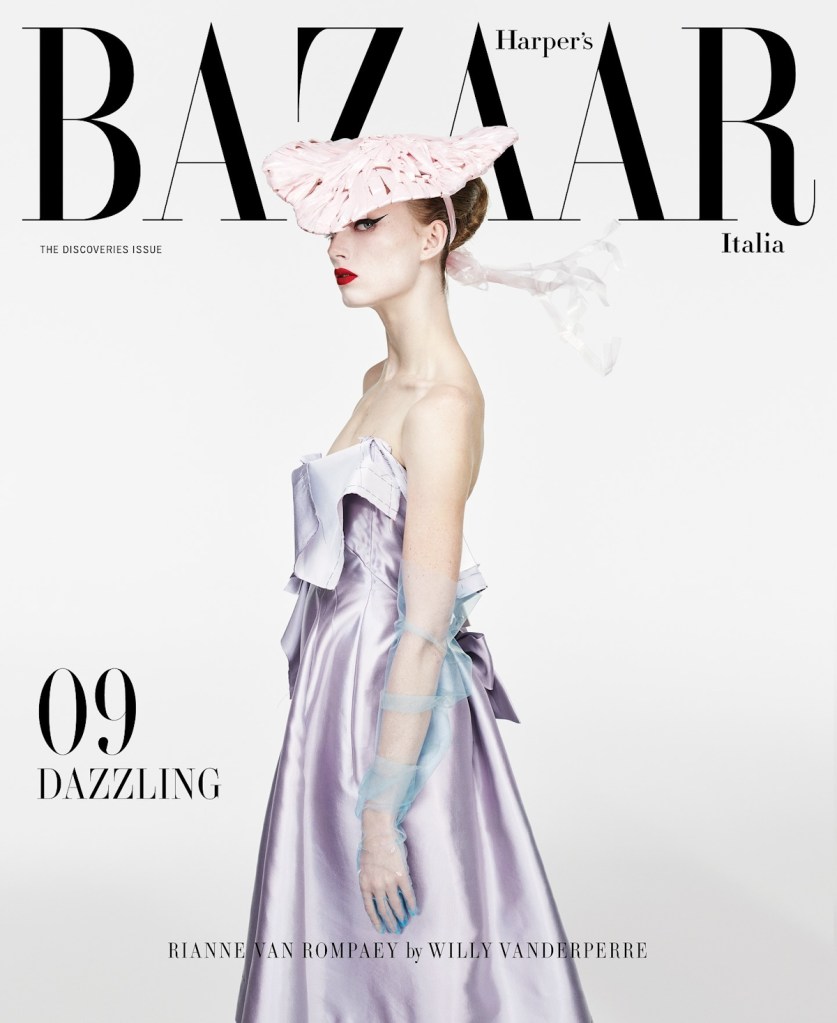 Harper’s Bazaar Italia February 2024 : Rianne van Rompaey by Willy Vanderperre