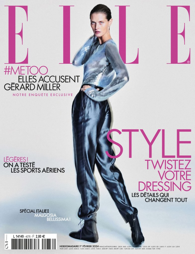 Elle France February 1, 2024 : Malgosia Bela by Chris Colls