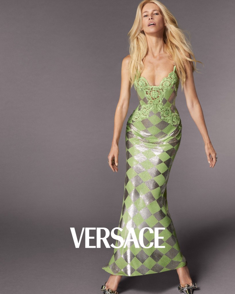 Versace S/S 2024 : Claudia Schiffer, Loli Bahia & Mona Tougaard by Mert Alas 