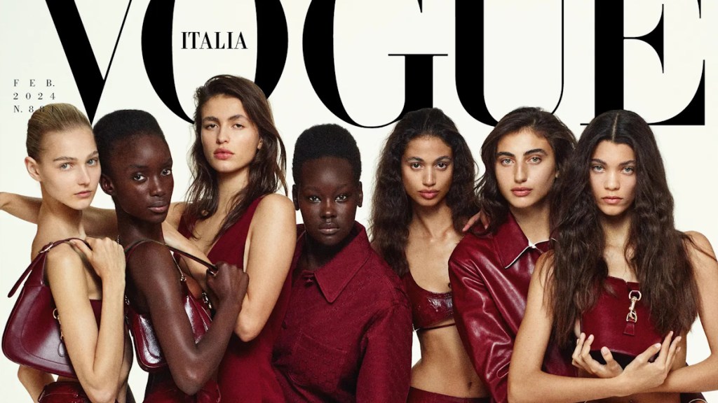 Vogue Italia February 2024 by Mark Kean
