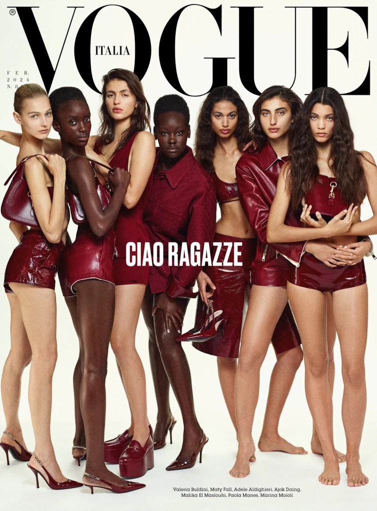 Vogue Italia February 2024 by Mark Kean 