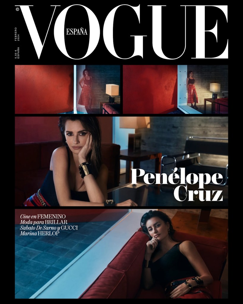 Vogue España February 2024 : Penélope Cruz by Ned Rogers 
