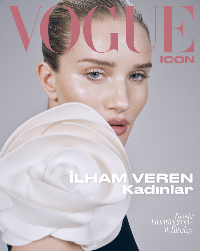 Vogue Turkey ‘Icon’ Supplement February 2024 : Rosie Huntington-Whiteley by Emre Unal 