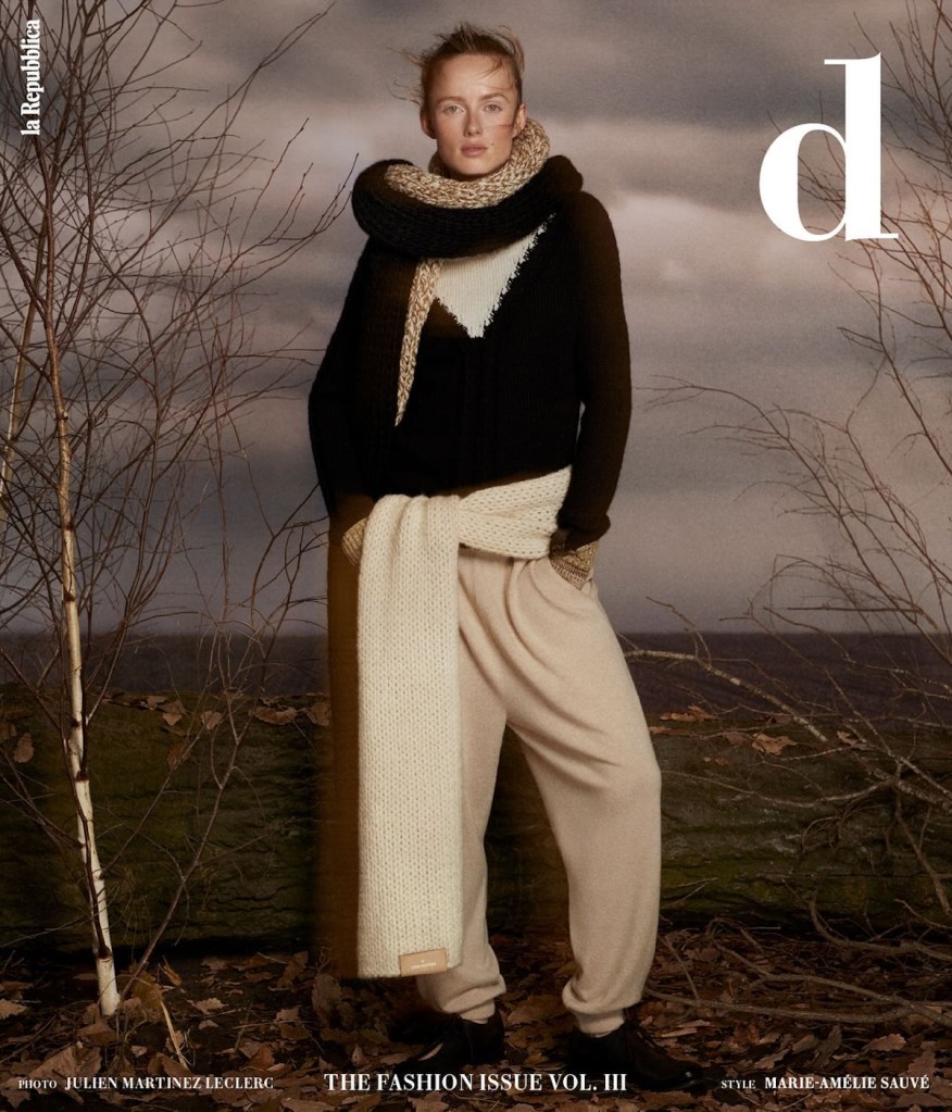 D la Repubblica ‘The Fashion Issue’ Volume #3 2024 : Rianne van Rompaey by Julien Martinez Leclerc 