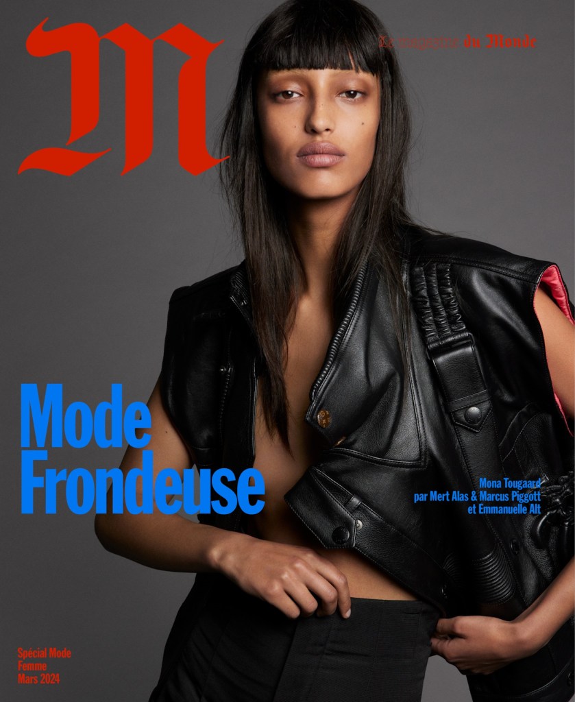 M Le Magazine du Monde March 2024 : Mona Tougaard by Mert Alas & Marcus Piggott 