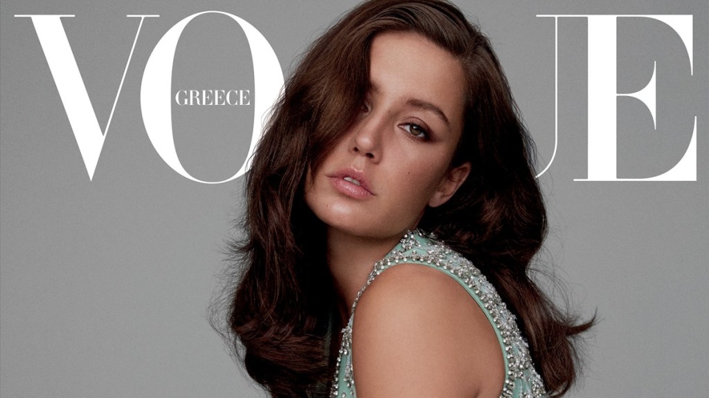 Vogue Greece March 2024 : Adele Exarchopoulos by Alvaro Beamud Cortes