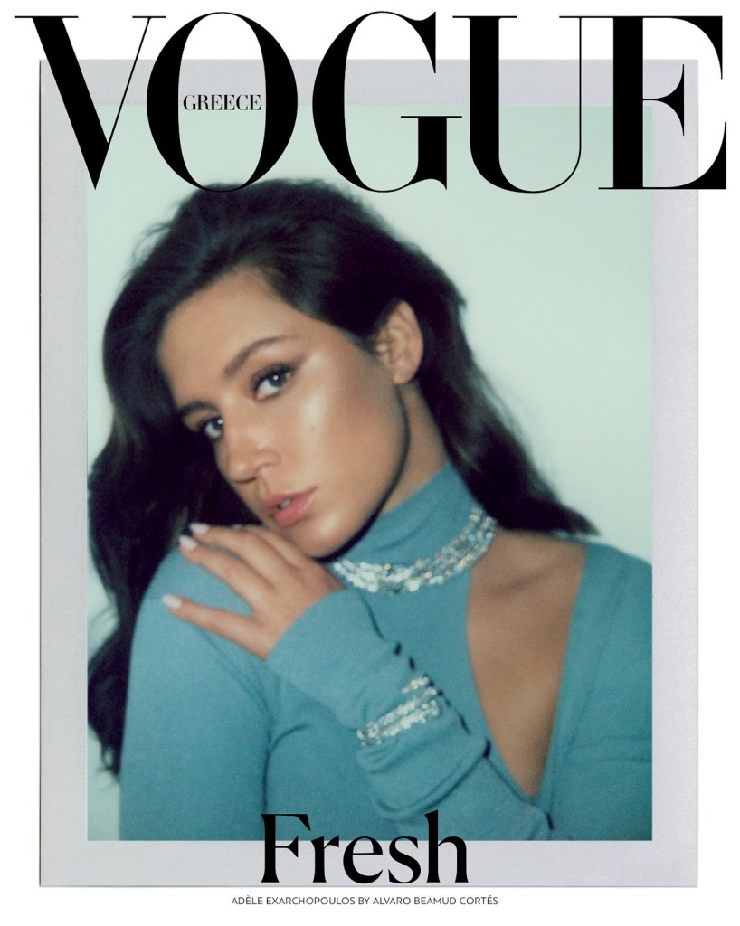 Vogue Greece March 2024 : Adele Exarchopoulos by Alvaro Beamud Cortes