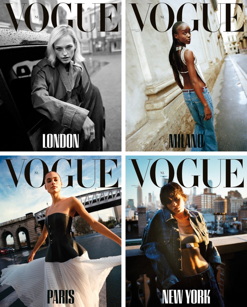 Vogue Netherlands March 2024 : Jean, Maty, Annemary & Mathilda by Jorin Koers 