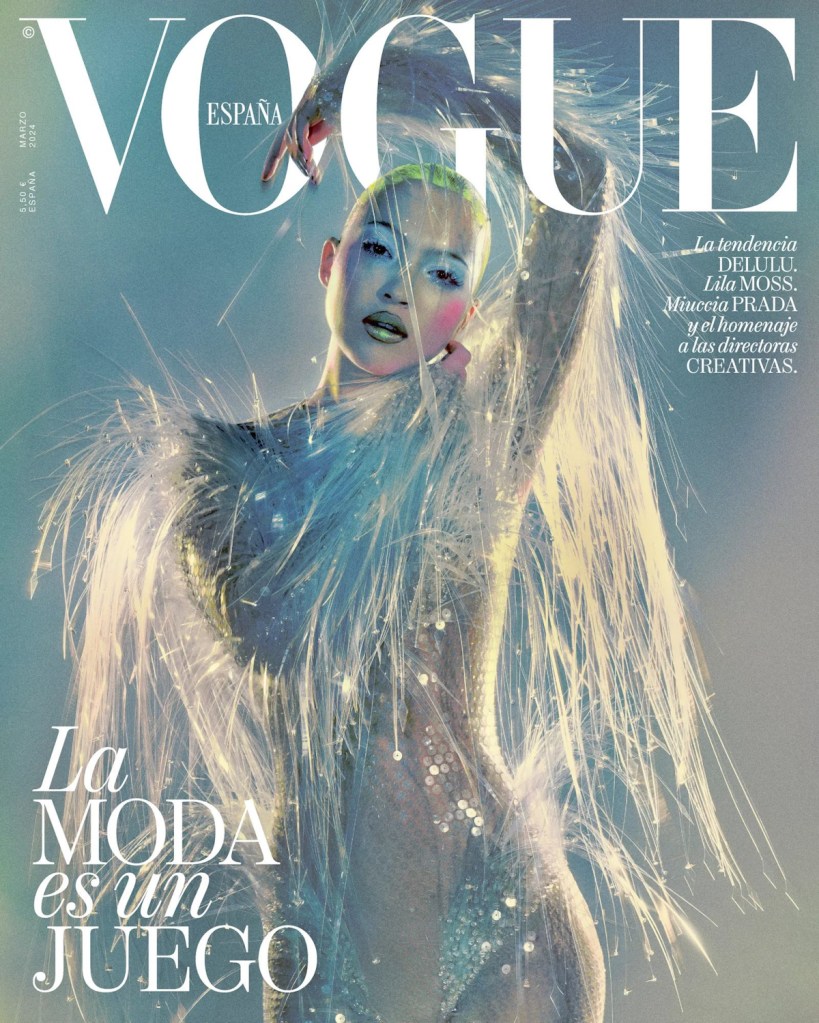 Vogue España March 2024 : Lila Moss by Elizaveta Porodina 