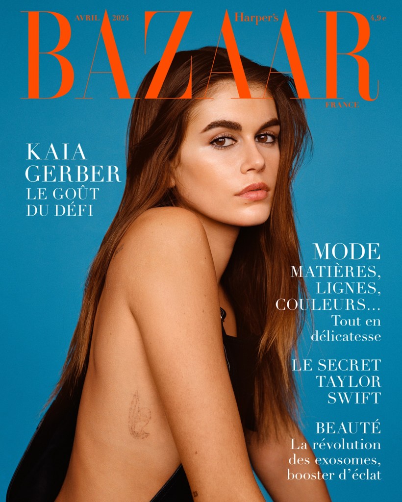 Harper's Bazaar France April 2024: Kaia Gerber by Alasdair McLellan