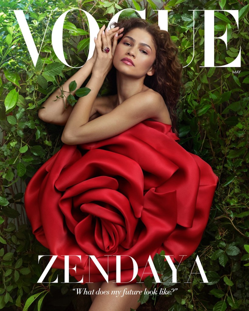 US Vogue May 2024 : Zendaya by Annie Leibovitz 