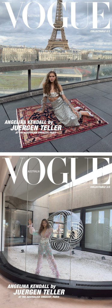 Vogue Australia April 2024 : Angelina Kendall by Juergen Teller