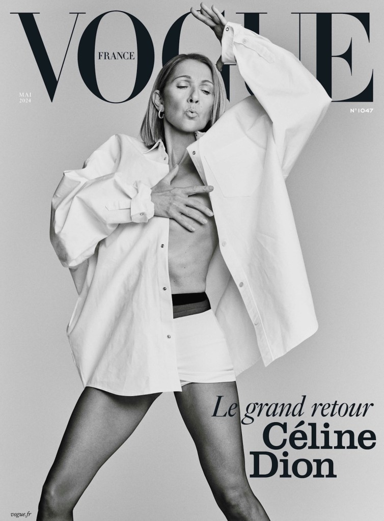 Vogue France May 2024 : Céline Dion by Cass Bird