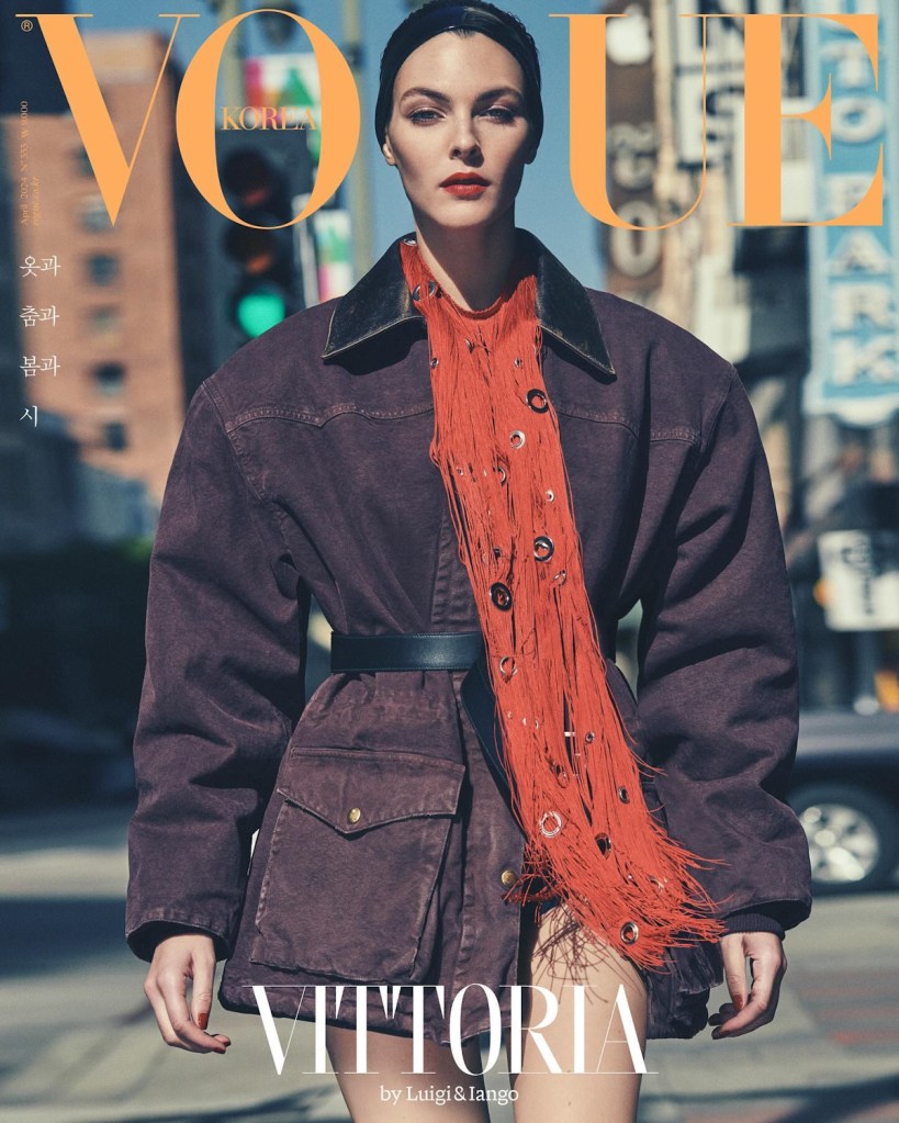 Vogue Korea April 2024: Vittoria Ceretti by Luigi & Iango