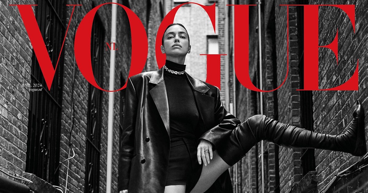 Irina Shayk Gets Together with Luigi & Iango (Once Again), This Time for the April 2024 Cover of Vogue Netherlands