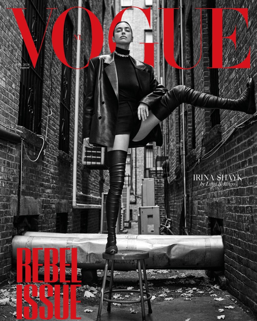 Vogue Netherlands April 2024: Irina Shayk in Luigi & Iango