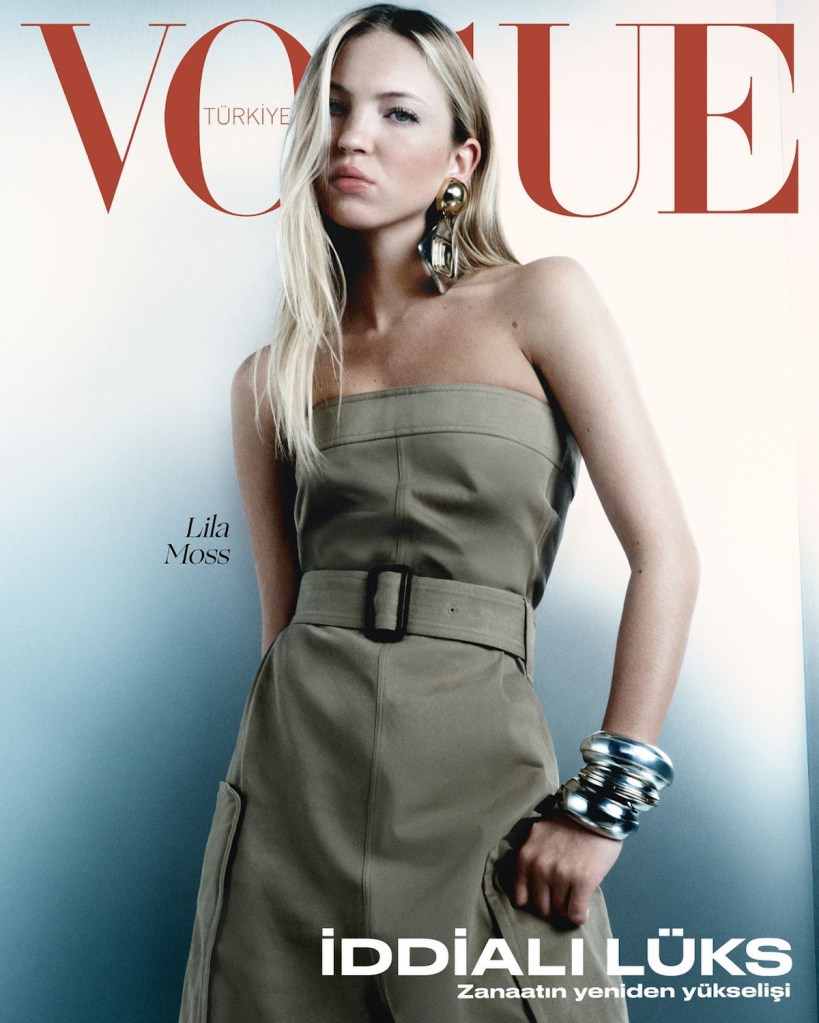 Vogue Türkiye April 2024: Lila Moss by Yulia Gorbachenko