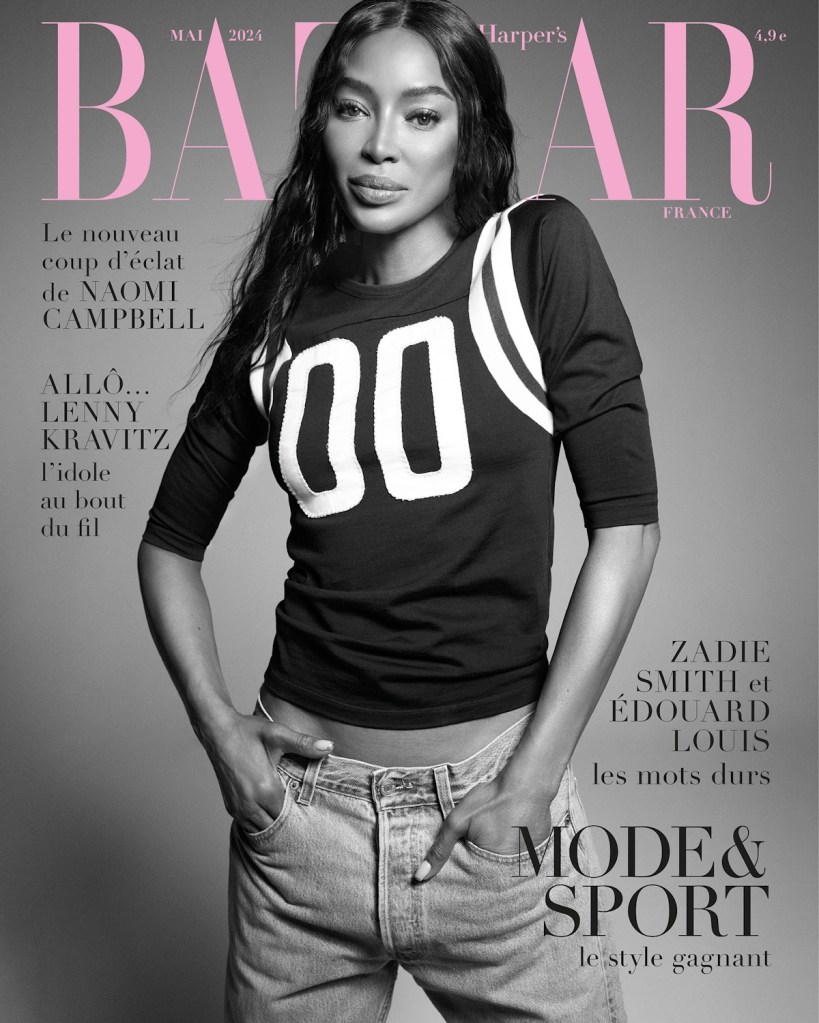 Harper's Bazaar France May 2024 : Naomi Campbell by Karim Sadli 