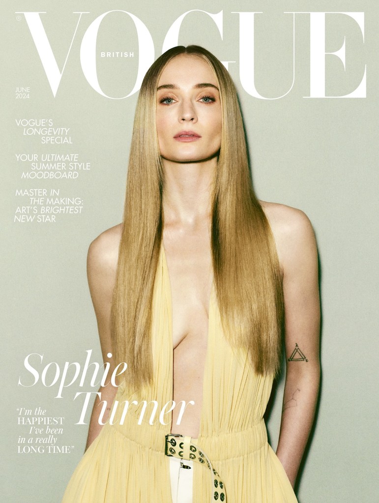 British Vogue June 2024: Sophie Turner by Mikael Jansson 