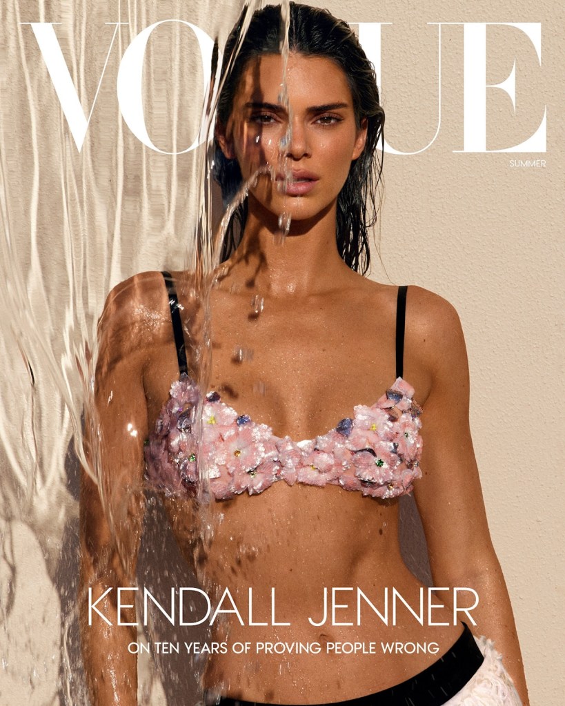 US Vogue Summer 2024 : Kendall Jenner by Mert Alas & Marcus Piggott 
