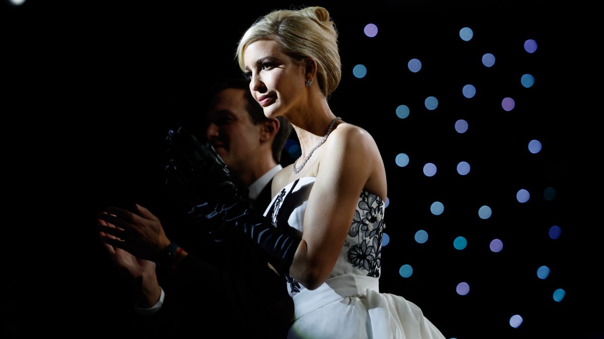 Ivanka Trump Is a Vision in Dramatic Givenchy Gown for Donald Trump's  Inaugural Balls 2025 - theFashionSpot, image size:1200x675