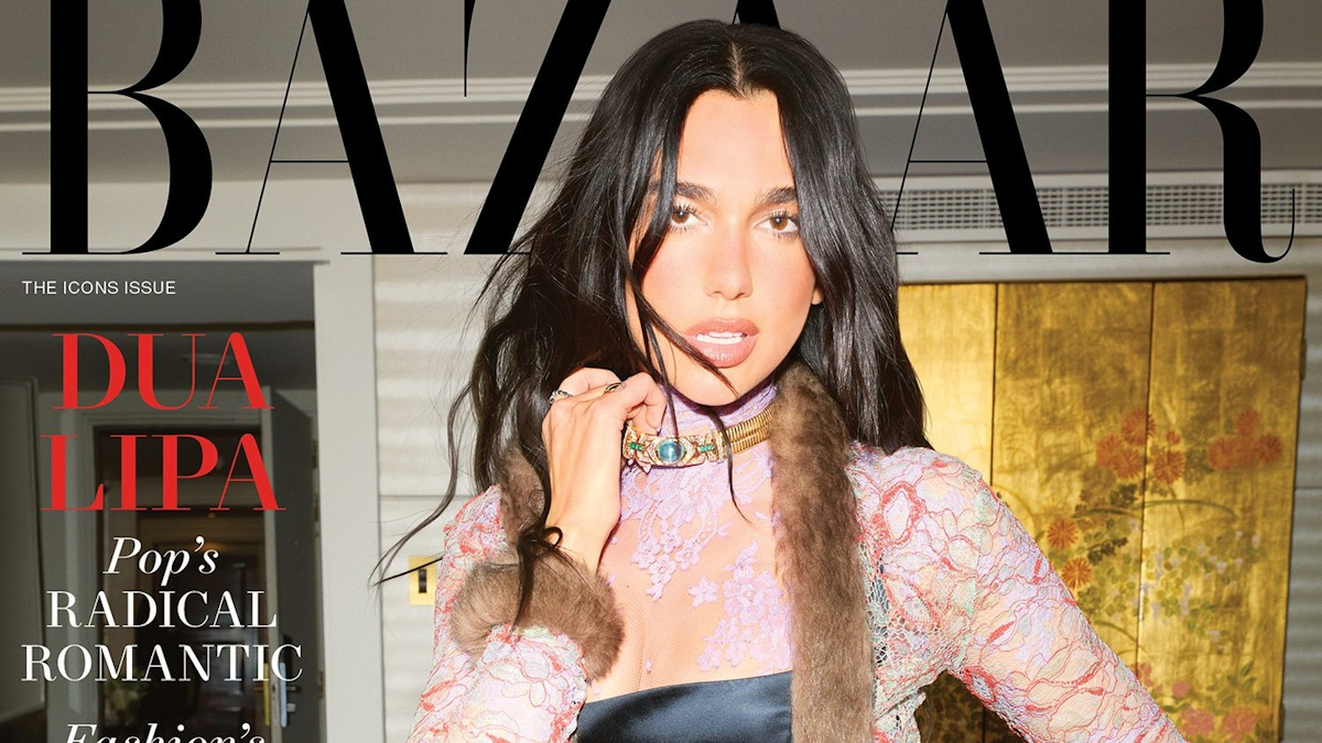 Harper's BAZAAR 最新号 Dua Lipa 表紙