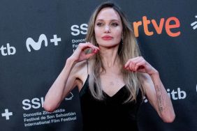 Angelina Jolie Causes a Crowd in Spain in Gorgeous Black Dress Amid Europe Relocation Rumors