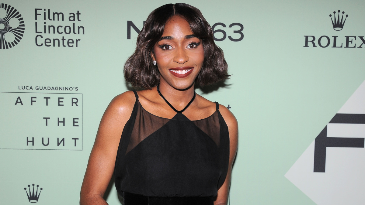 Ayo Edebiri Stuns in Chic Black Dress at 'After The Hunt' Premiere -  theFashionSpot