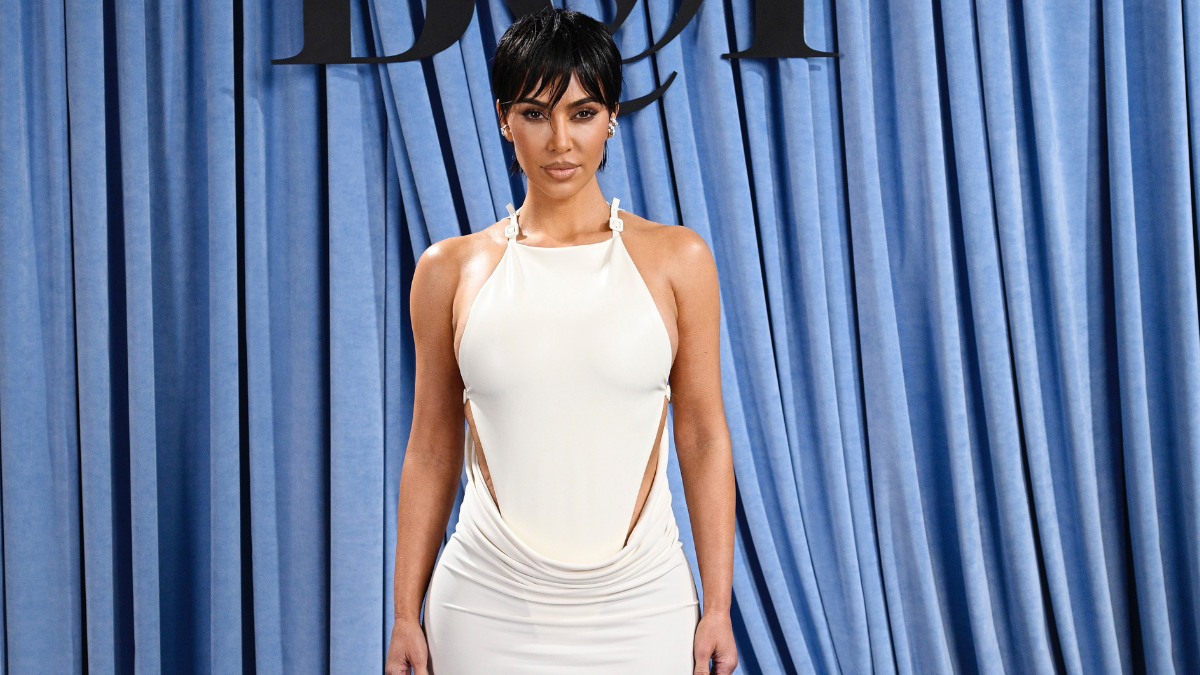 Kim Kardashian Does More With Less in Bold White Bodysuit for BoF Gala -  theFashionSpot