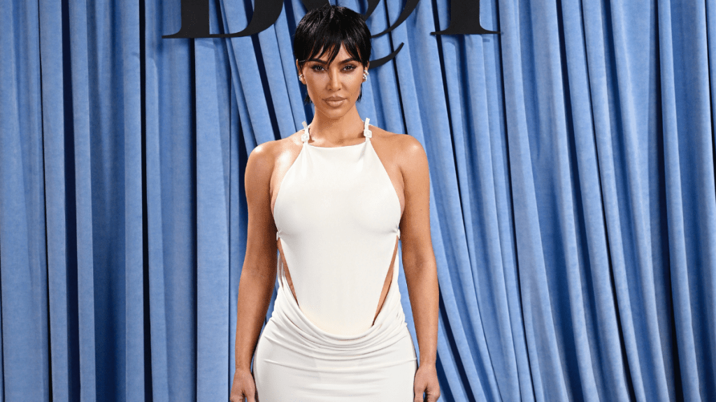 kim kardashian light blue dress Royal Blue Kim Kardashian (Kim K) Dress Slit Satin Prom Celebrity Even –  Hoprom main image 0