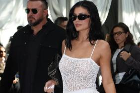 Kylie Jenner Doubles Down on Lace in Flirty Valentino Ensemble in Photos