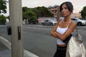 Bianca Censori's Sister Styles Ultra Tiny Shorts With Cami Top in Photos