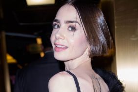 Lily Collins Turns Heads in Strapless Dress