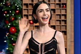 Lily Collins' Sheer Fendi Dress Is Strategically Bold