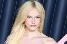 Alex Consani's Daring Skirt Slit Is Something