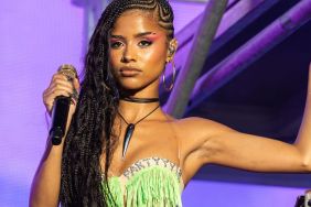 Tyla Turns Heads in Neon Mini-Shorts