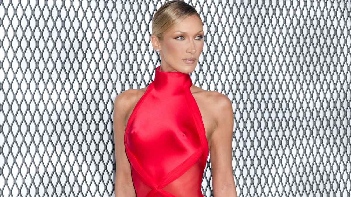 Bella Hadid's Sheer Schiaparelli Gown Is a Molded Masterpiece -  theFashionSpot