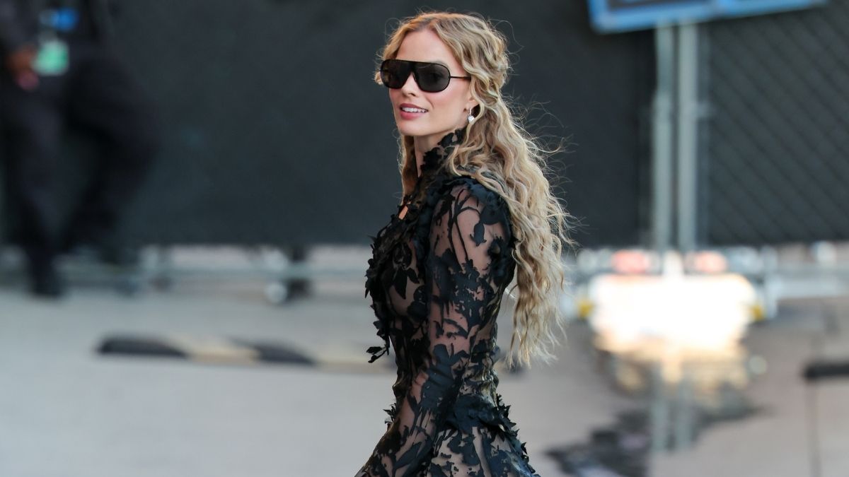 Margot Robbie's Fully Sheer Alexander McQueen Slip Dress Has an