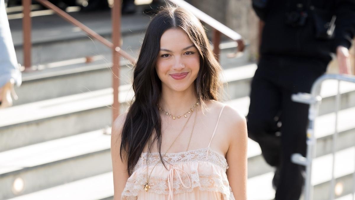 Olivia Rodrigo's See-Through Anna Sui Lace Micro Minidress Is So Cute - theFashionSpot Olivia Rodrigo's See-Through Anna Sui Lace Micro Minidress Is So Cute - theFashionSpot