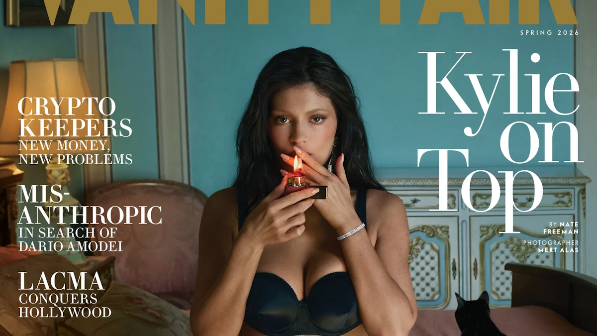 kylie jenner smoking cigarettes Kylie Jenner Lights Up a Cigarette as Vanity Fair's Spring 2026 Cover Girl