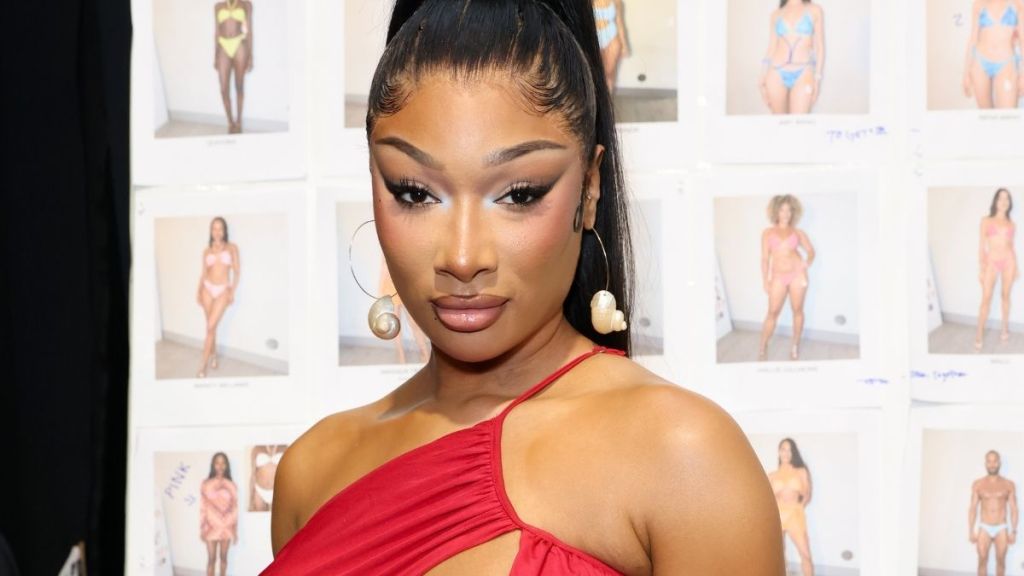 Megan Thee Stallion’s Slinky Minidress Relies on Barely-There Strings