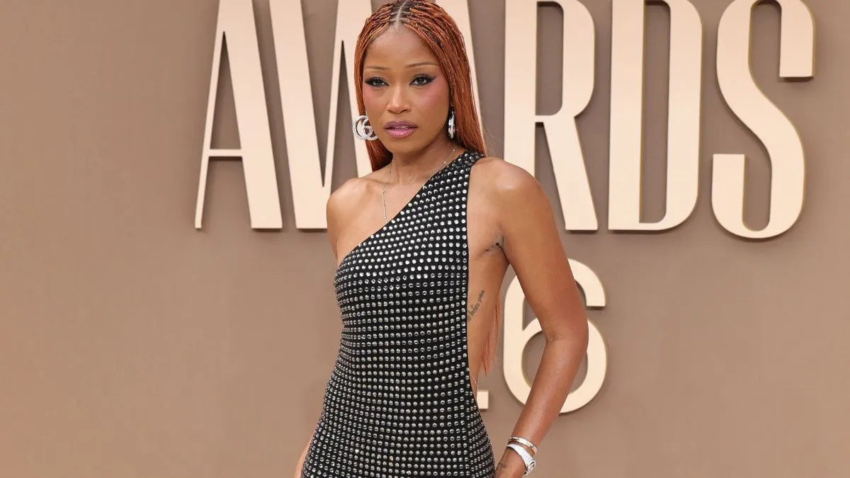 keke palmer in sheer dress Keke Palmer proudly shows off Usher concert outfit after boyfriend's critique