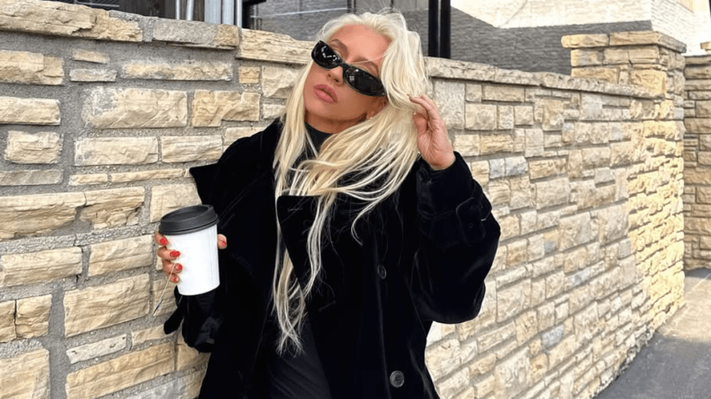 Christina Aguilera Scores a Win in Jaded London Micro Shorts at FIFA Match