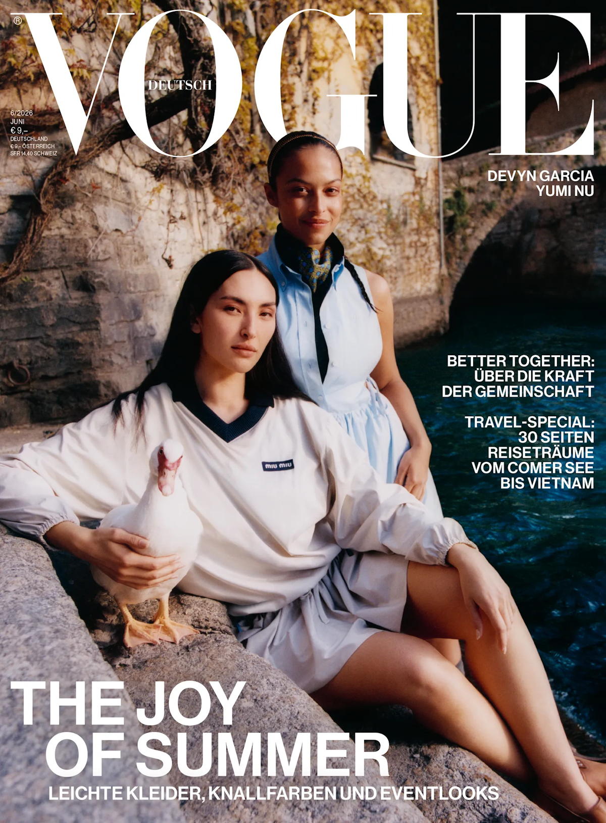 Devyn Garcia & Yumi Nu Take a Trip to Lake Como for the June 2026